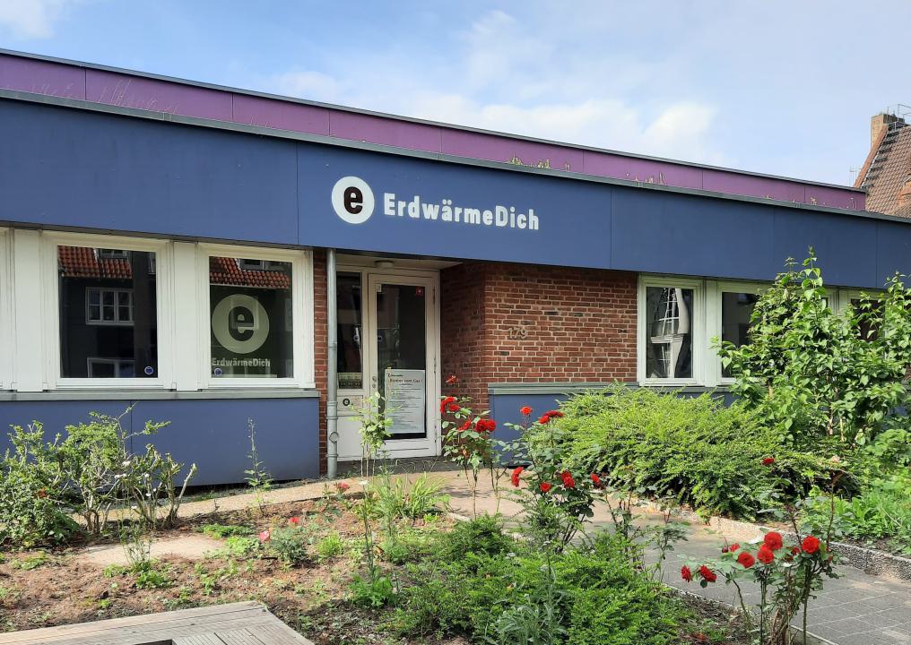 Eingang ErdwärmeDich-Büro in der Humboldtstr. 179 in Bremen