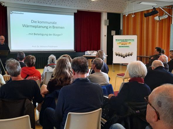 Vortragsreihe "Runter vom Gas" - Vortrag von Will Friedmann am 25.05.2025. Foto ErdwärmeDich: Andreas Kisters