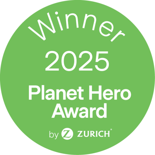 Winner-Siegel des Planet Hero Awards 2025