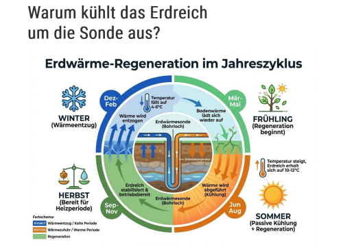 Regeneration vs. Geothermie, Abbildung aus: https://ihre-waermepumpe.de/Grundlagen-und-Technik/erdwaerme-wird-der-boden-zu-kalt.html
