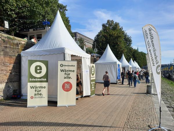 ErdwärmeDich-Stand bei der martimen Woche September 2024, Foto: ErdwärmeDich: Andreas Kisters ErdwärmeDich-Stand bei der martimen Woche September 2024