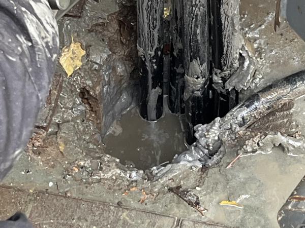 07.11.2025. Die Sonde im Pilotprojekt ist einbebracht und ausgefüllt.